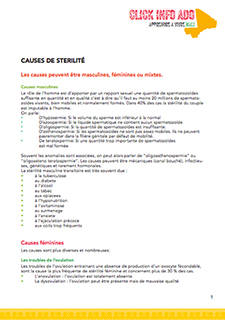 Stérilité